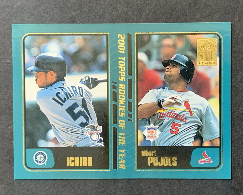 2001 Topps Traded Albert Pujols & Ichiro Suzuki Rookie Card #T99
