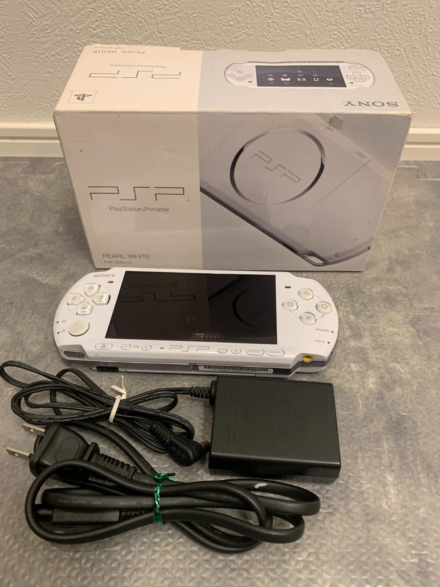 SONY PSP PlayStation Portable Pearl White PSP-3000PW Japan Exc | eBay
