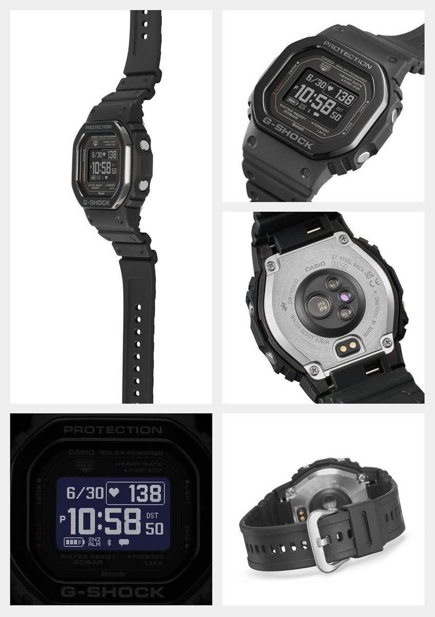 Casio G-SHOCK DW-H5600MB-1JR G-SQUAD Bluetooth Digital Smartwatch