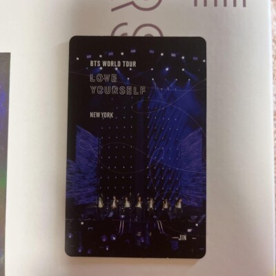 BTS LoveYourself New York Blu-ray ジン トレカ BTS JIN Love