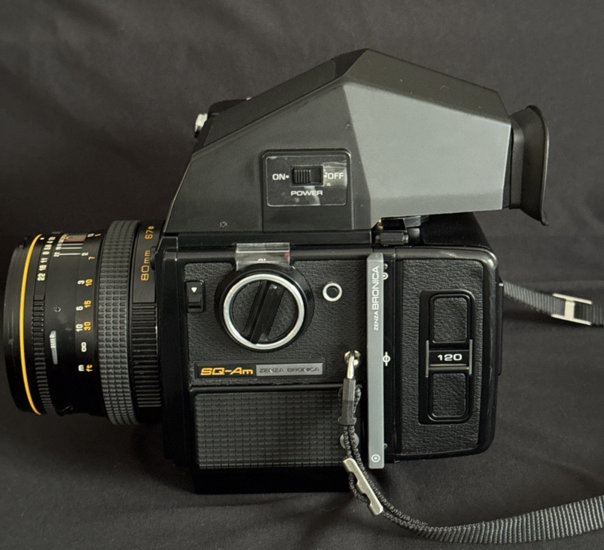 Zenza Bronica SQ-AM Camera with 80mm 1:2.8f and Tele-Converter S