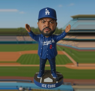 🎤🎵 Ice Cube Bobblehead Los Angeles Dodgers SGA Giveaway 6/21/25