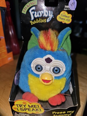 RARE 1999 Kid Cuisine Talking Furby Buddies Tiger Original NEW IN