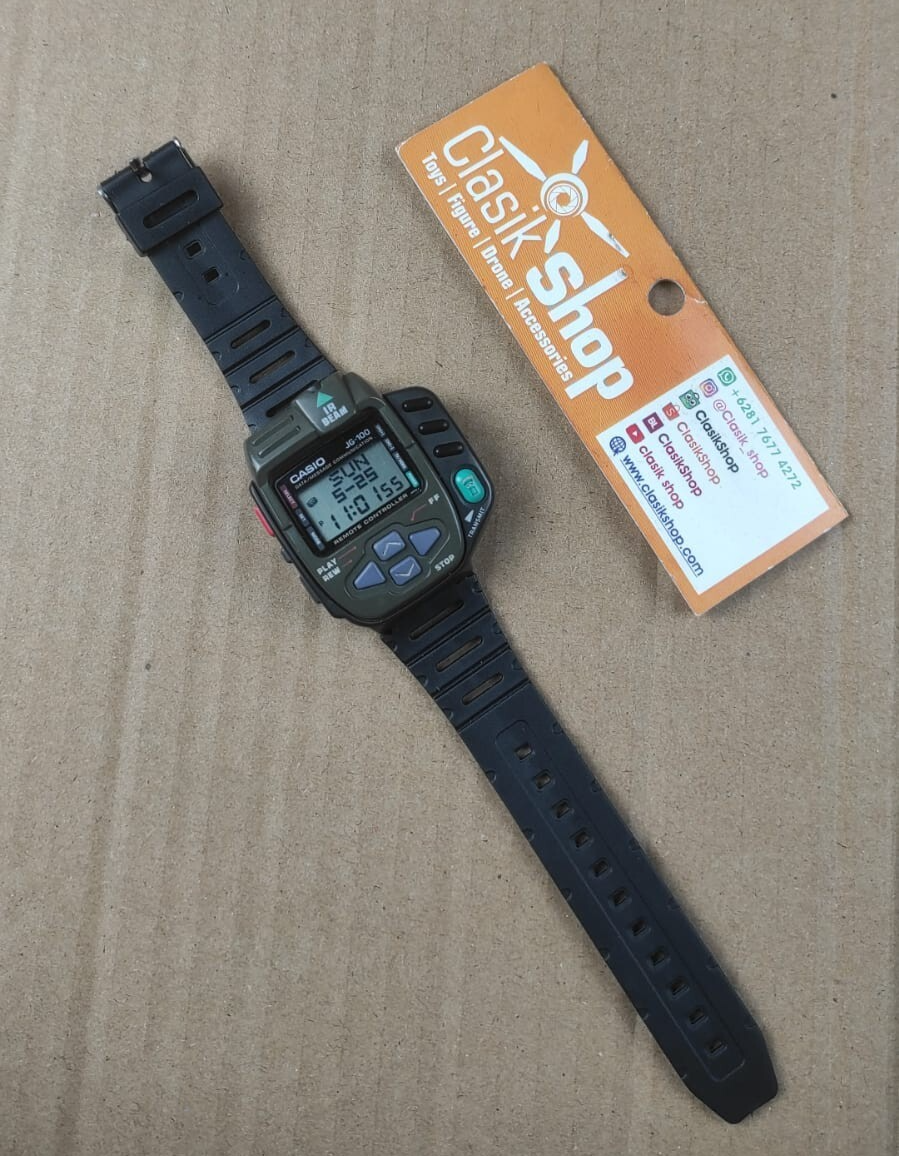CASIO JG-100 Cyber Cross Remote Japanese Digital Game Watch Rare