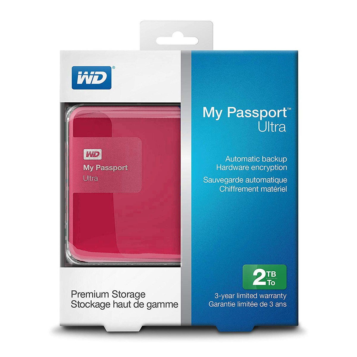 WD 2TB My Passport Ultra HDD WDBBKD0020BPK-NESN USB 3.0 Pink | eBay