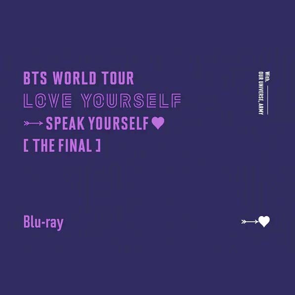 BTS WORLD TOUR LOVE YOURSELF:SPEAK YOURSELF FINAL Blu-ray Official