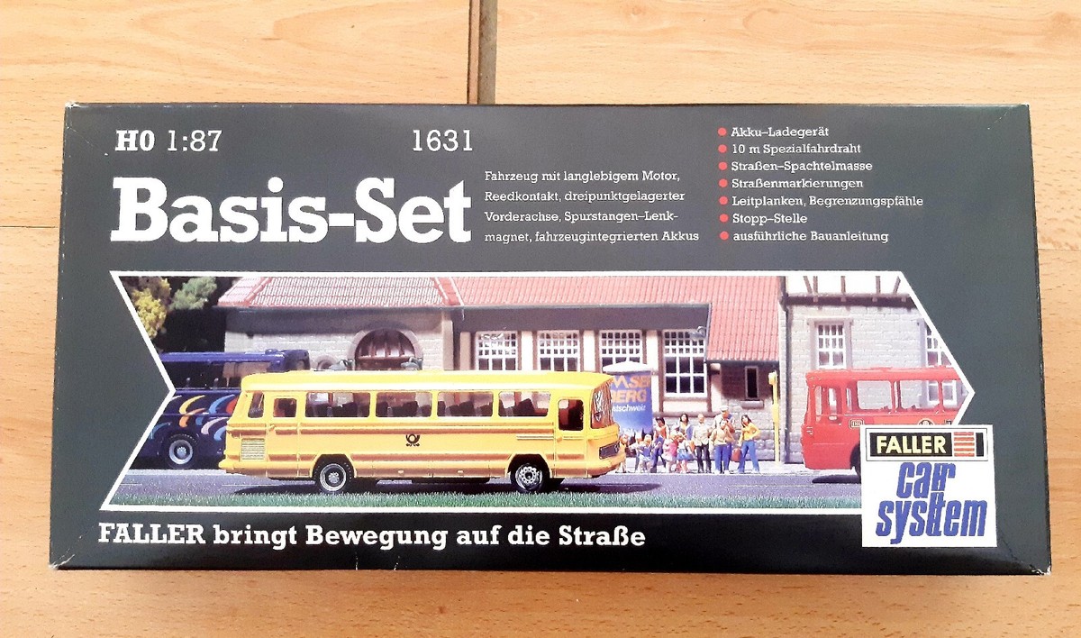Spur H0 Faller 1631 CAR SYSTEM Basis-Set unbenutzt in OVP | eBay.de
