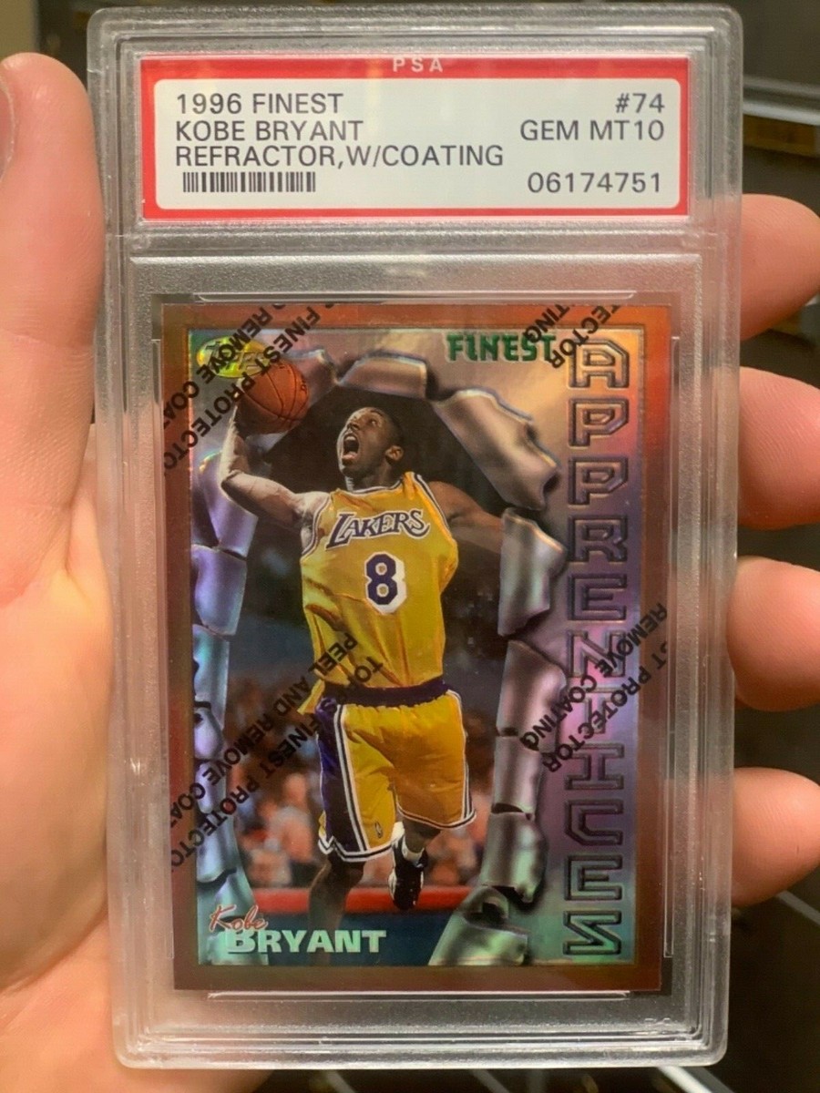 MASTERPIECE WOW PSA 10 TOPPS FINEST REFRACTOR WITH PEEL KOBE
