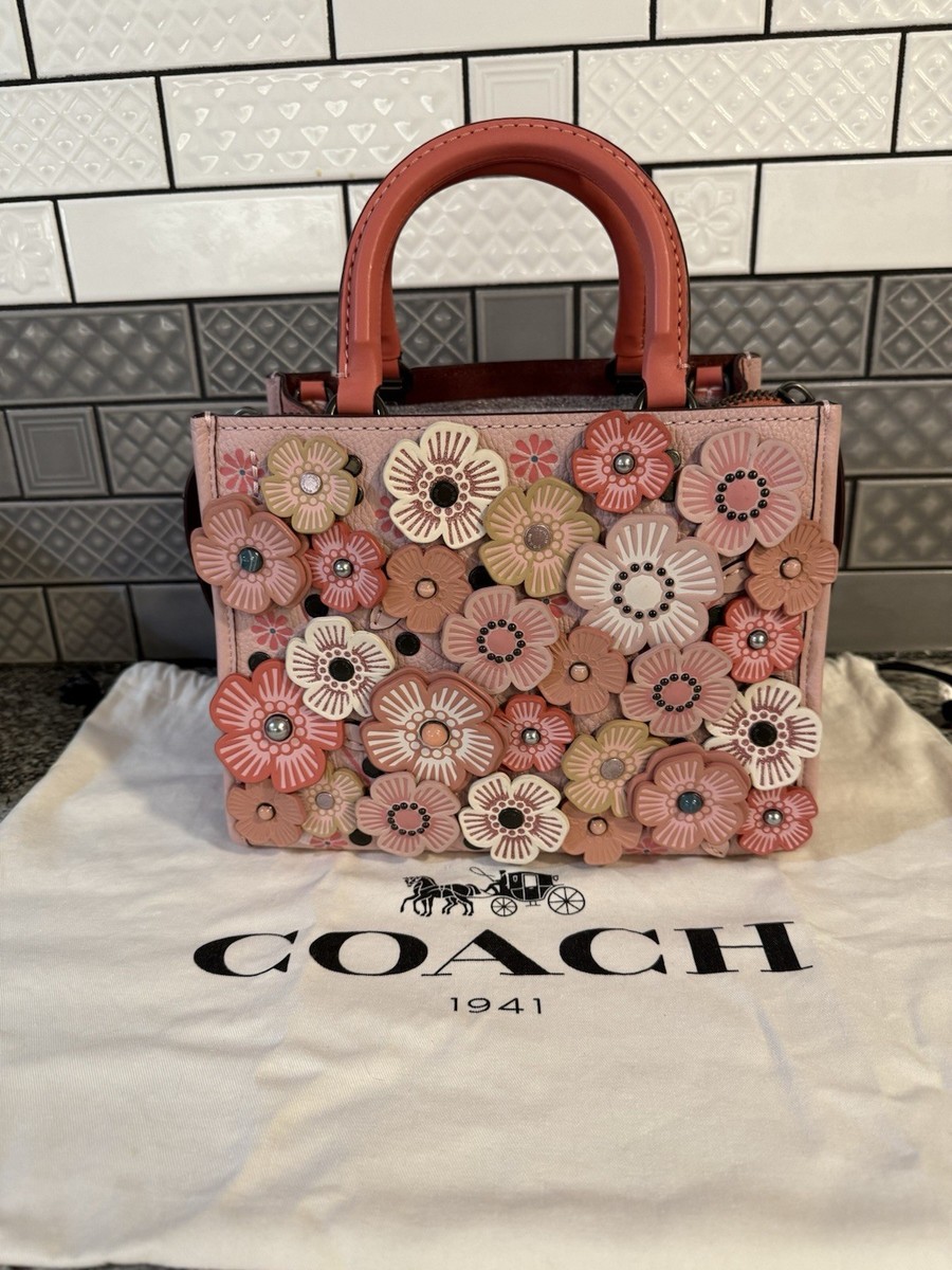 COACH Rogue 25 with Tea Rose Cherry Blossom Collection Japan