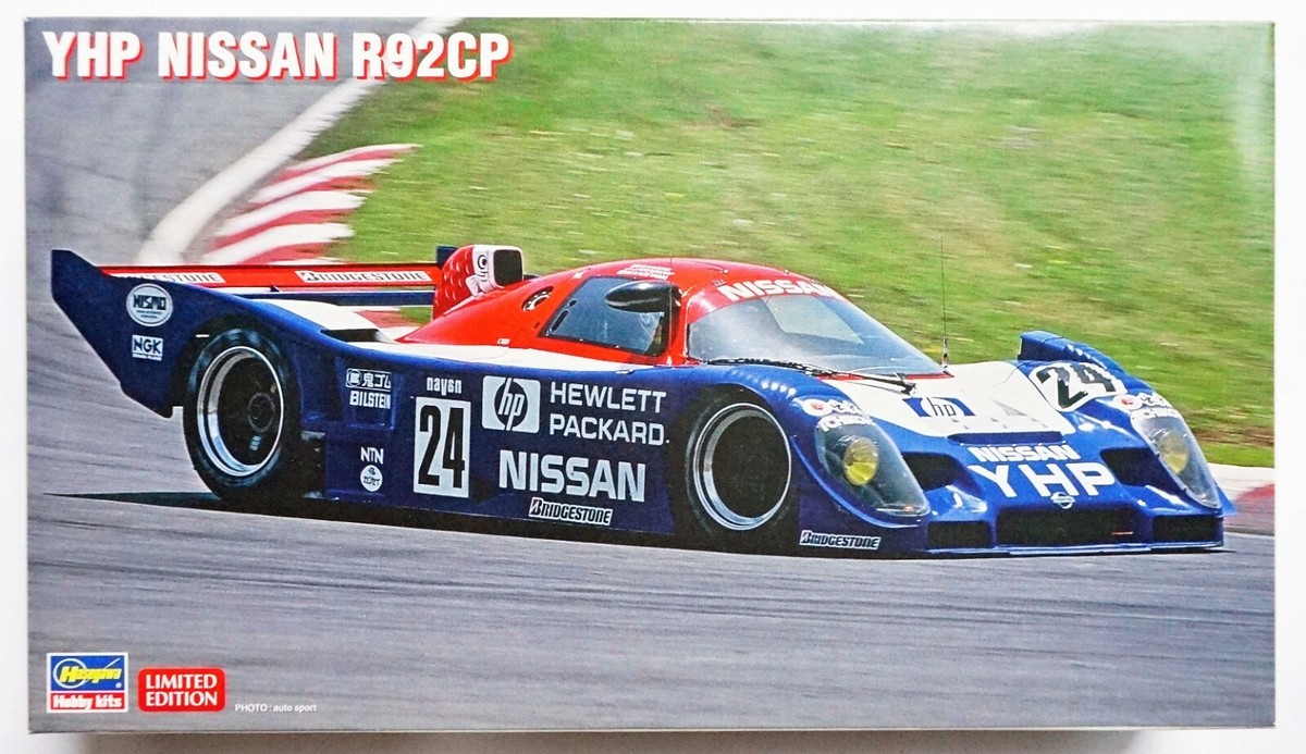 HASEGAWA 1/24 YHP Nissan R92CP #20404 w/ Cartograf limited scale