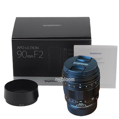 New Voigtlander APO-Ultron 90mm F2 VM Mount Manual Focus Lens