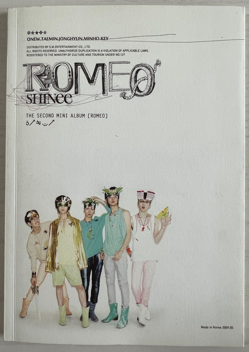 SHINee [ROMEO] Autographed Signed Album Minho VER Fansign | eBay