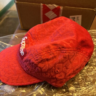 SUPREME CORDUROY CAMP CAP OS RED (FW23) BRAND NEW | eBay