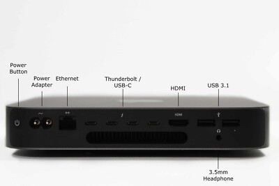 2018 Mac Mini 10GB Ethernet 3.2GHz i7 64GB RAM 1TB SSD + 1-Year