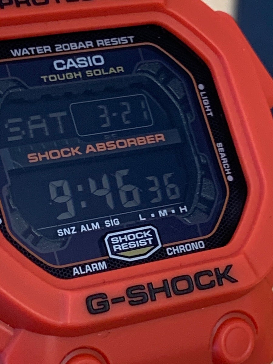 Authentic Casio G Shock GX 56 Emergency Rescue Orange Vgc | eBay