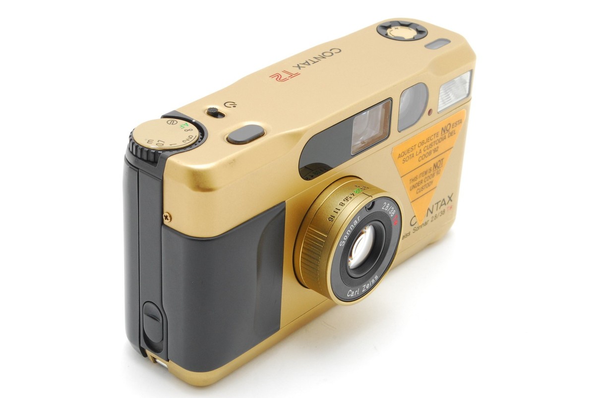 Top Mint] Contax T2 Gold Point & Shoot 35mm Film Camera From Japan