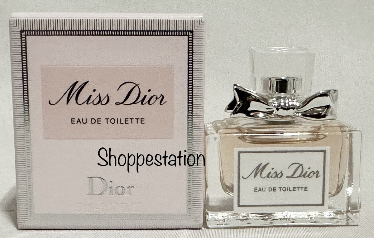 Miss Dior Eau de Toilette Floral Perfume Mini Splash 0.17oz / 5ml