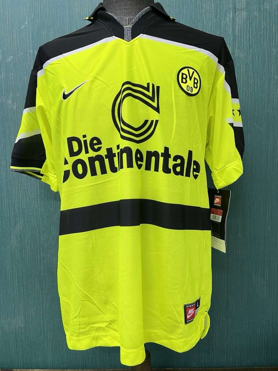 1997-1998 Borussia Dortmund BVB Home Trikot Jersey Shirt #6 Sammer