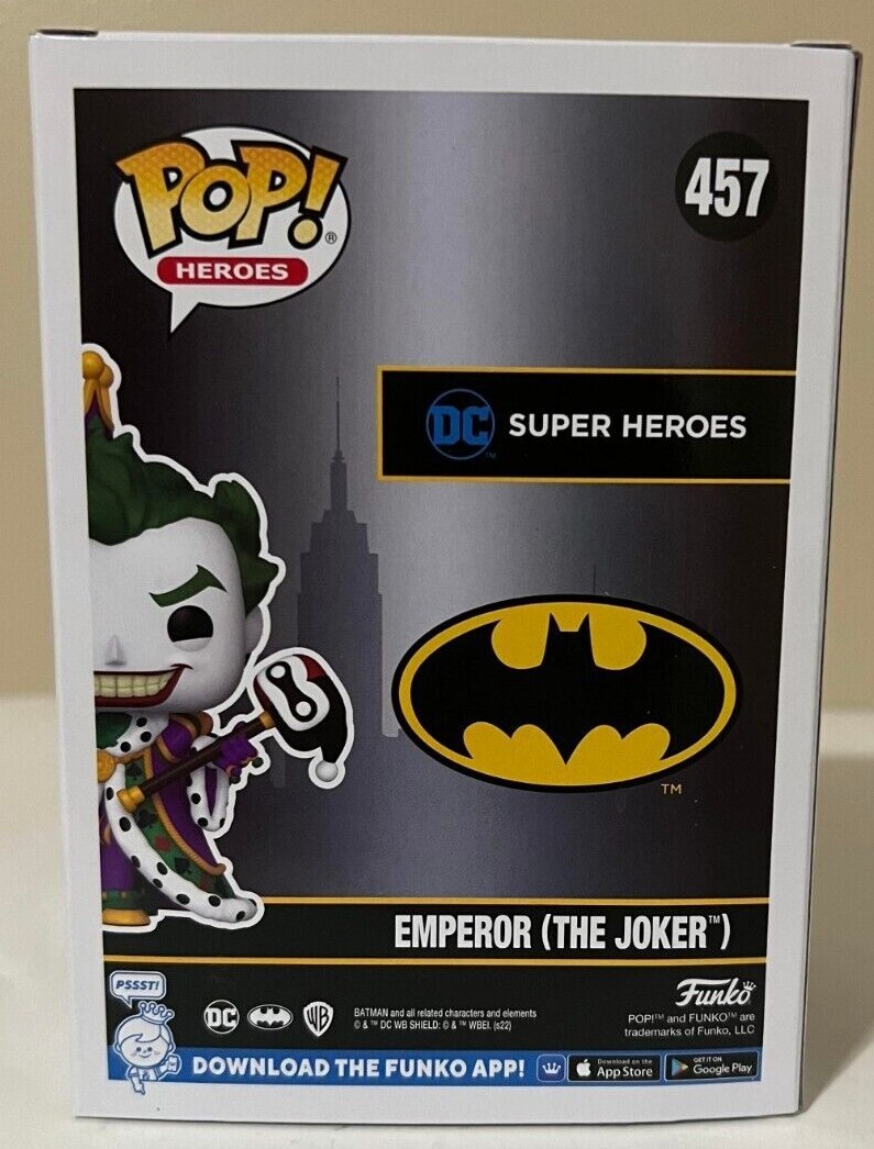 EMPEROR THE JOKER Funko Pop DC Heroes #457 2022 NYCC | eBay