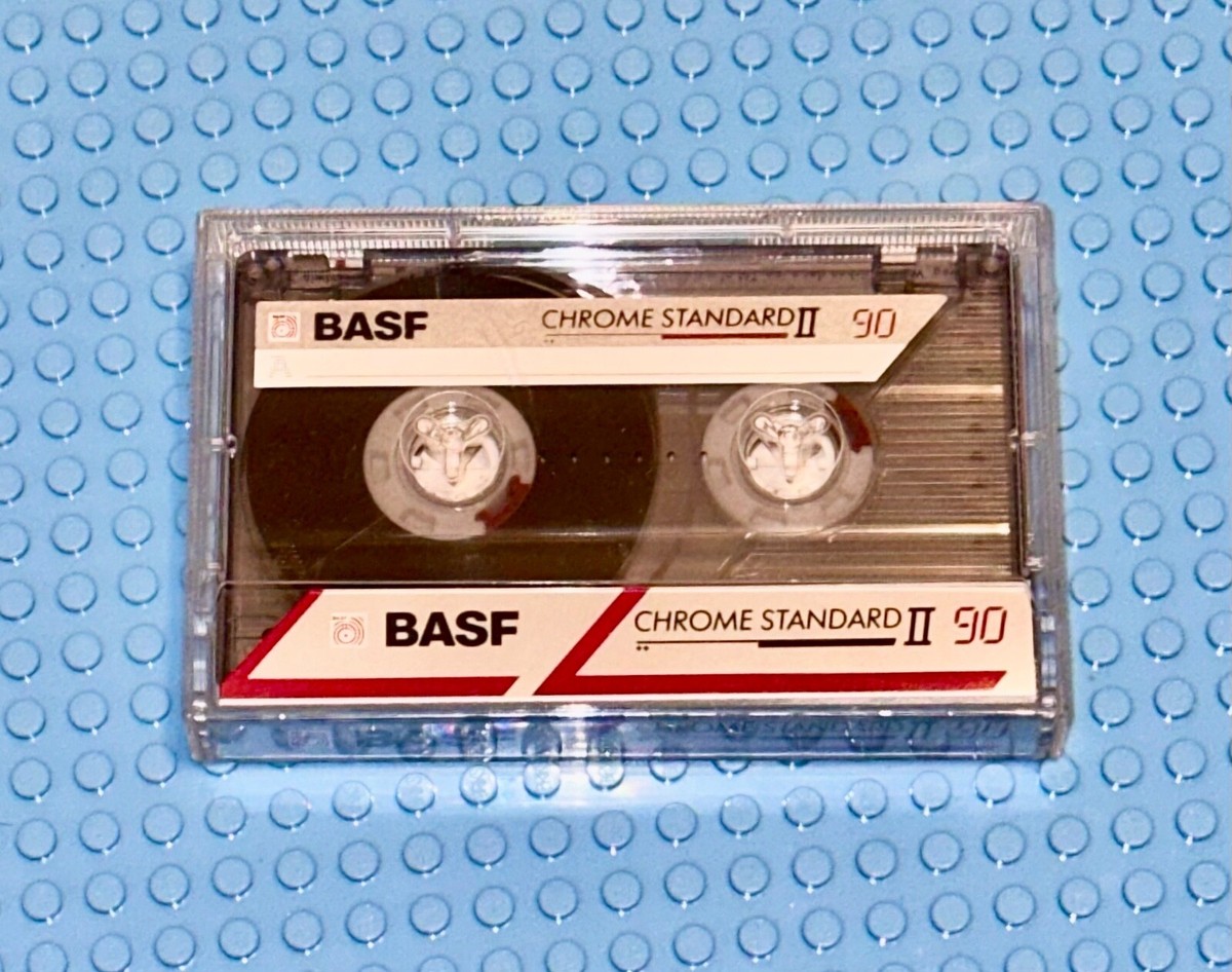 BASF CHROME STANDARD II 90 TYPE II BLANK CASSETTE TAPE (1) (NEW