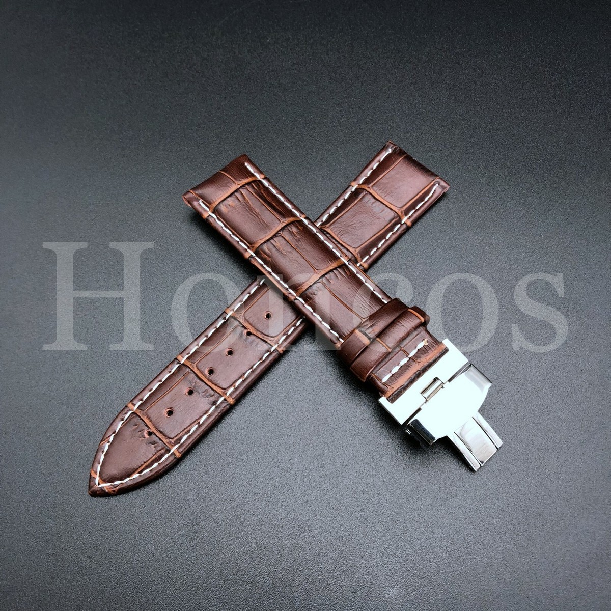 21MM GENUINE LEATHER WATCH BAND STRAP FITS FOR ORIENT BAMBINO