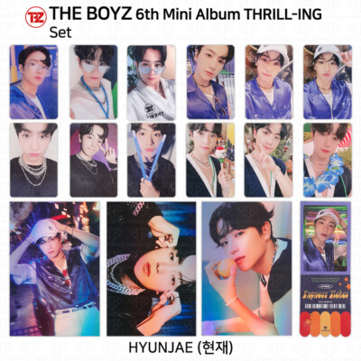 The Boyz 6th Mini Album Thrill-ing Official Photocard Postcard