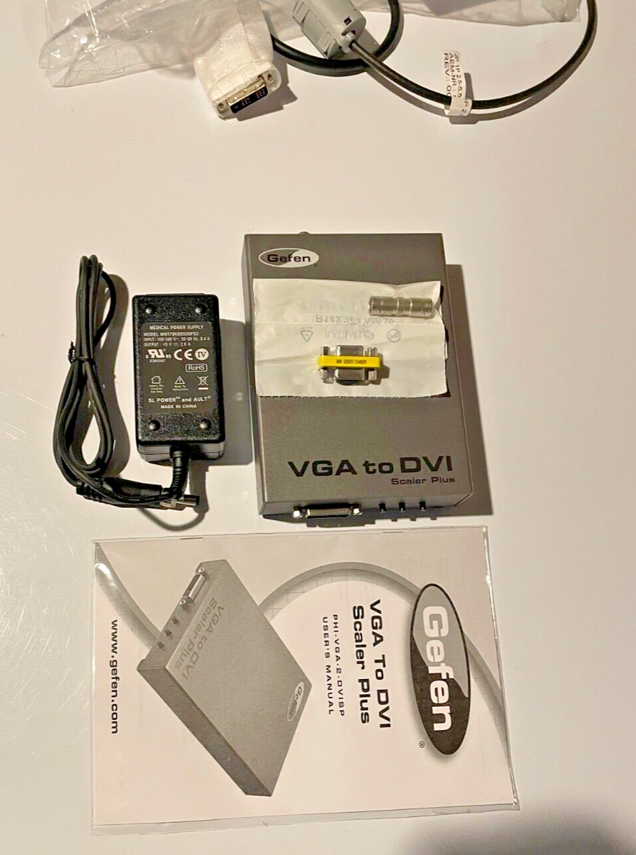 Gefen EXT-DVI-2-VGAN DVI-D to VGA Converter kit | eBay