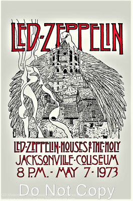 Led Zeppelin poster Show Concert 12