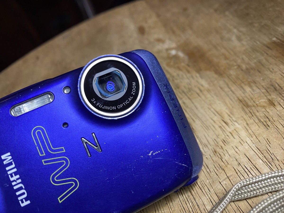 Fujifilm FinePix Z33WP Digital Camera Blue Purple Waterproof