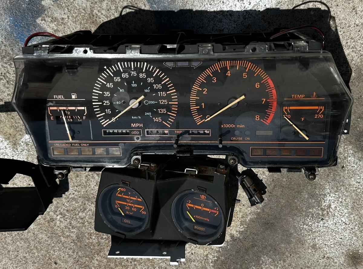 1984 Nissan Z31 300ZX Turbo Gauge Cluster And Boost/oil Pressure