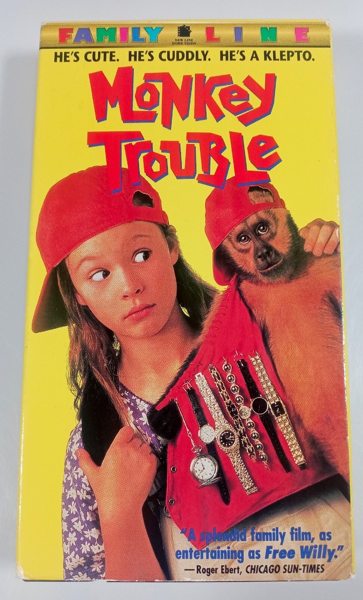 Monkey Trouble (VHS, 1994) Harvey Keitel Thora Birch Mimi Rogers