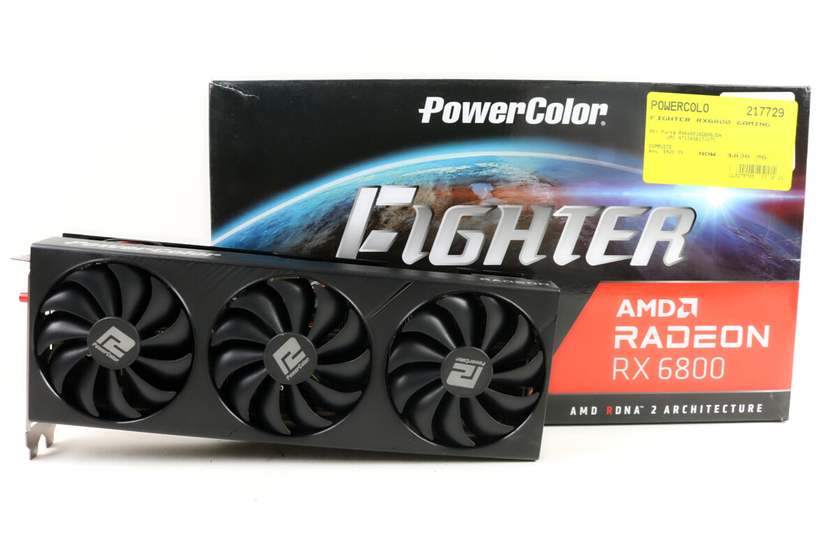 Powercolor Radeon RX 6800 16GB Fighter GPU w/Box | 1yr Warranty
