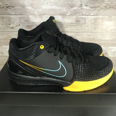New Nike Kobe 4 Protro FTB Snake Men's Size 8 AV6339-002 Black