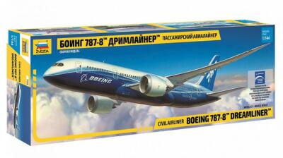 BOEING 787-8 DREAMLINER 7008 Zvezda 1:144 New! | eBay