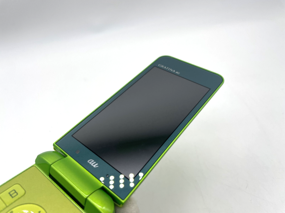 Kyocera Gratina 4G KYF31 Green Flip Phone Unlocked SIM Free Japan