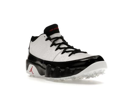 Size 12 - Air Jordan 9 Golf Low White Black True Red for sale