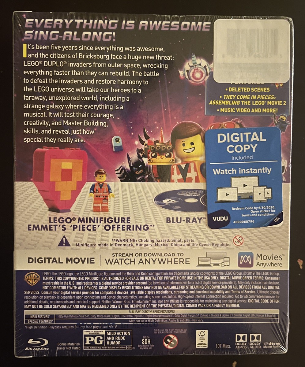 The Lego Movie 2: The Second Part Blu-Ray/DVD | eBay