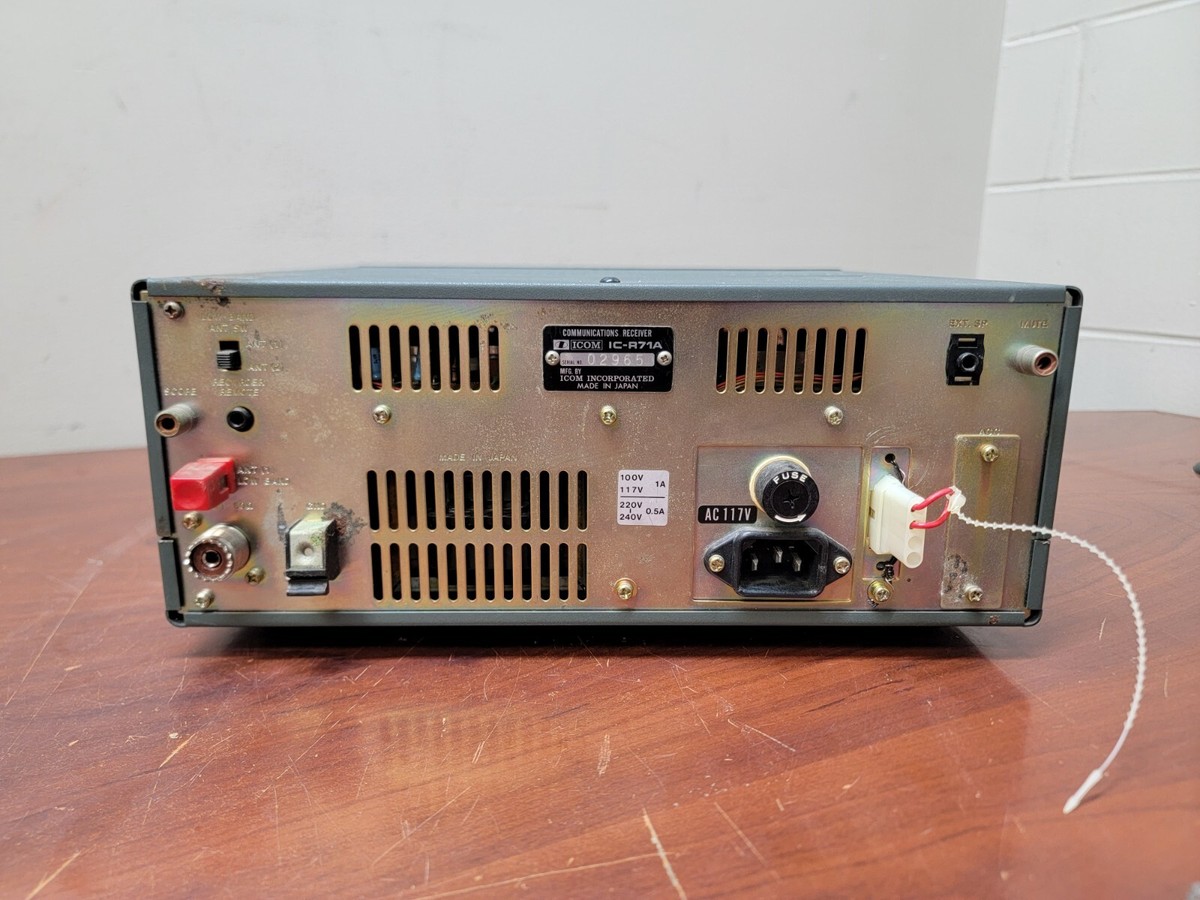 Icom IC-R71A Ham Radio Communications Receiver. Untested c-x | eBay