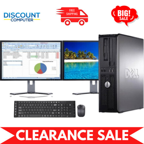 FAST CHEAP INTEL CORE i3 & i5 WINDOWS 10 COMPUTER DESKTOP PC FULL