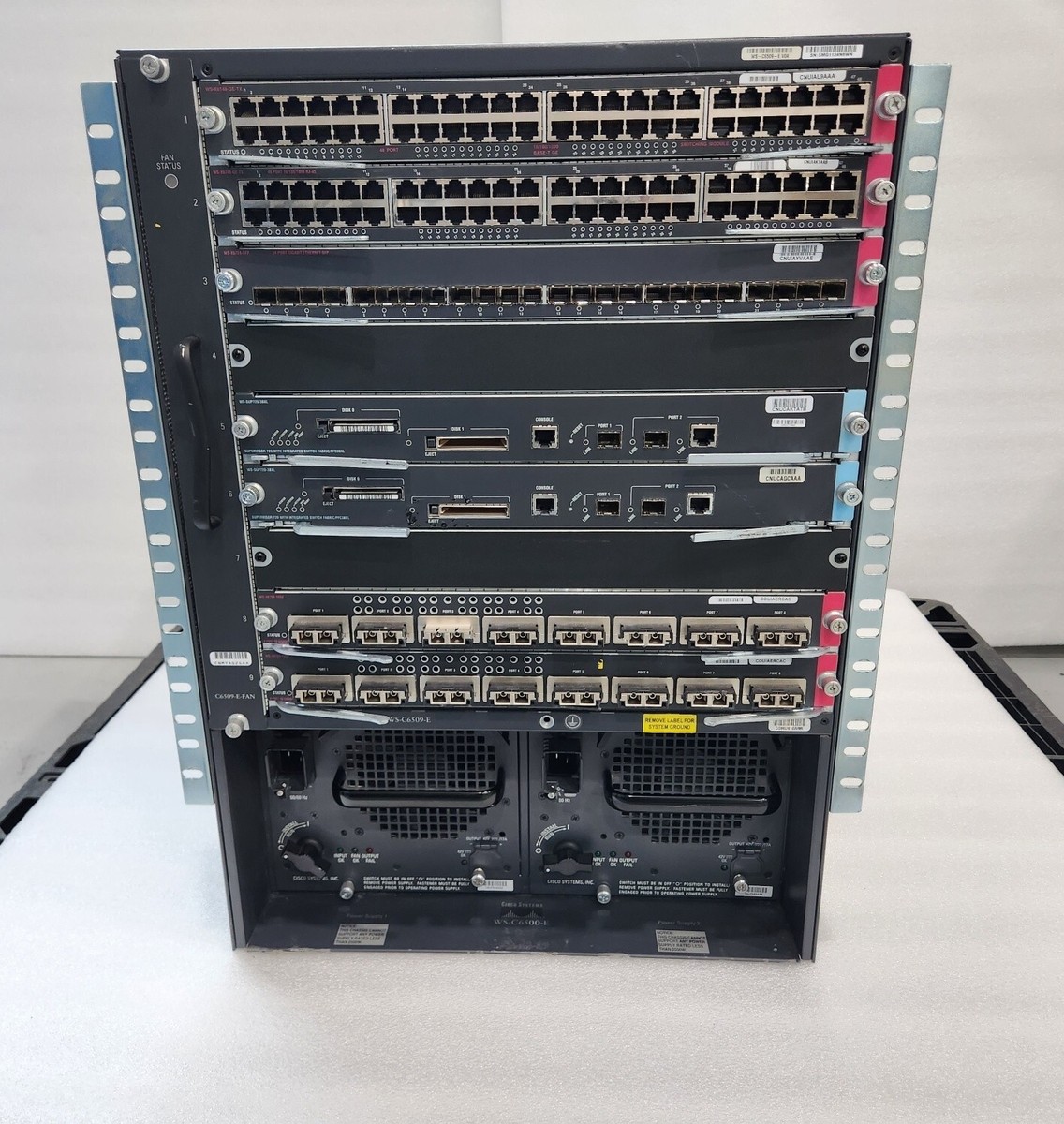 As-Is Cisco Catalyst 6500-E Series WS-C6500 SERIES | eBay