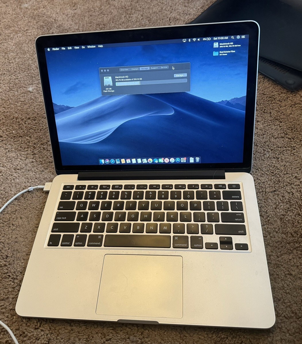 Apple MacBook Pro (13-inch, Late 2013) 8 GB RAM, 256 GB Storage | eBay