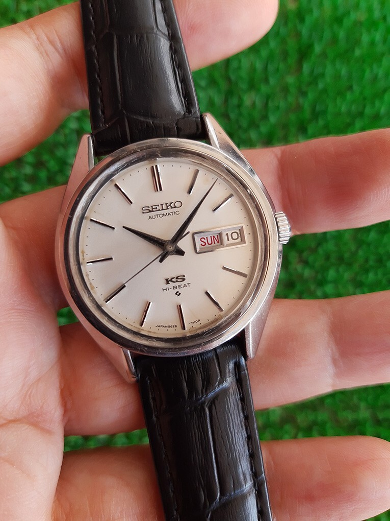 NICE VINTAGE SEIKO KS HI-BEAT 5626-7113 ORIGINAL DIAL AUTOMATIC 25
