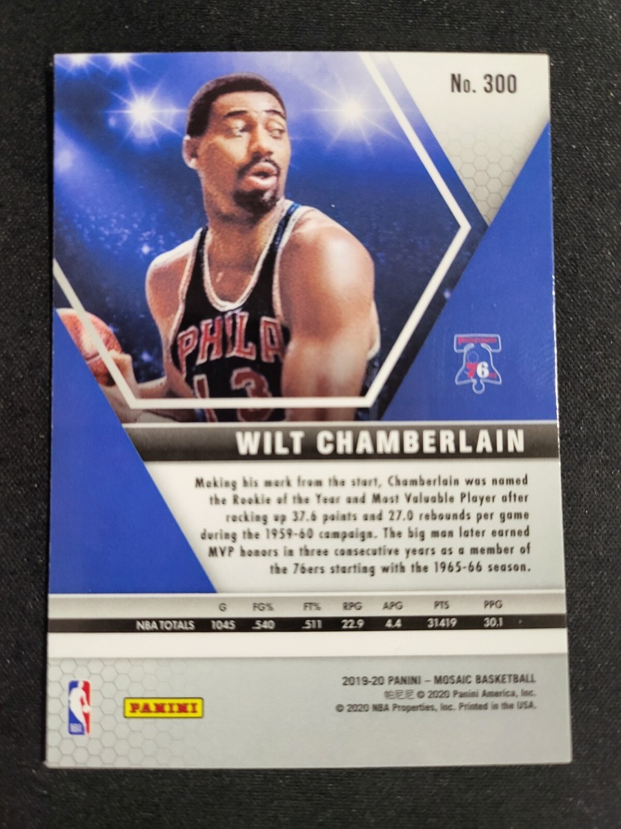 2019-20 Mosaic Wilt Chamberlain HOF MVP Card #300 Lakers | eBay