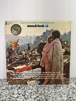 Woodstock Original Soundtrack Album 3 Vinyl Record Set | eBay