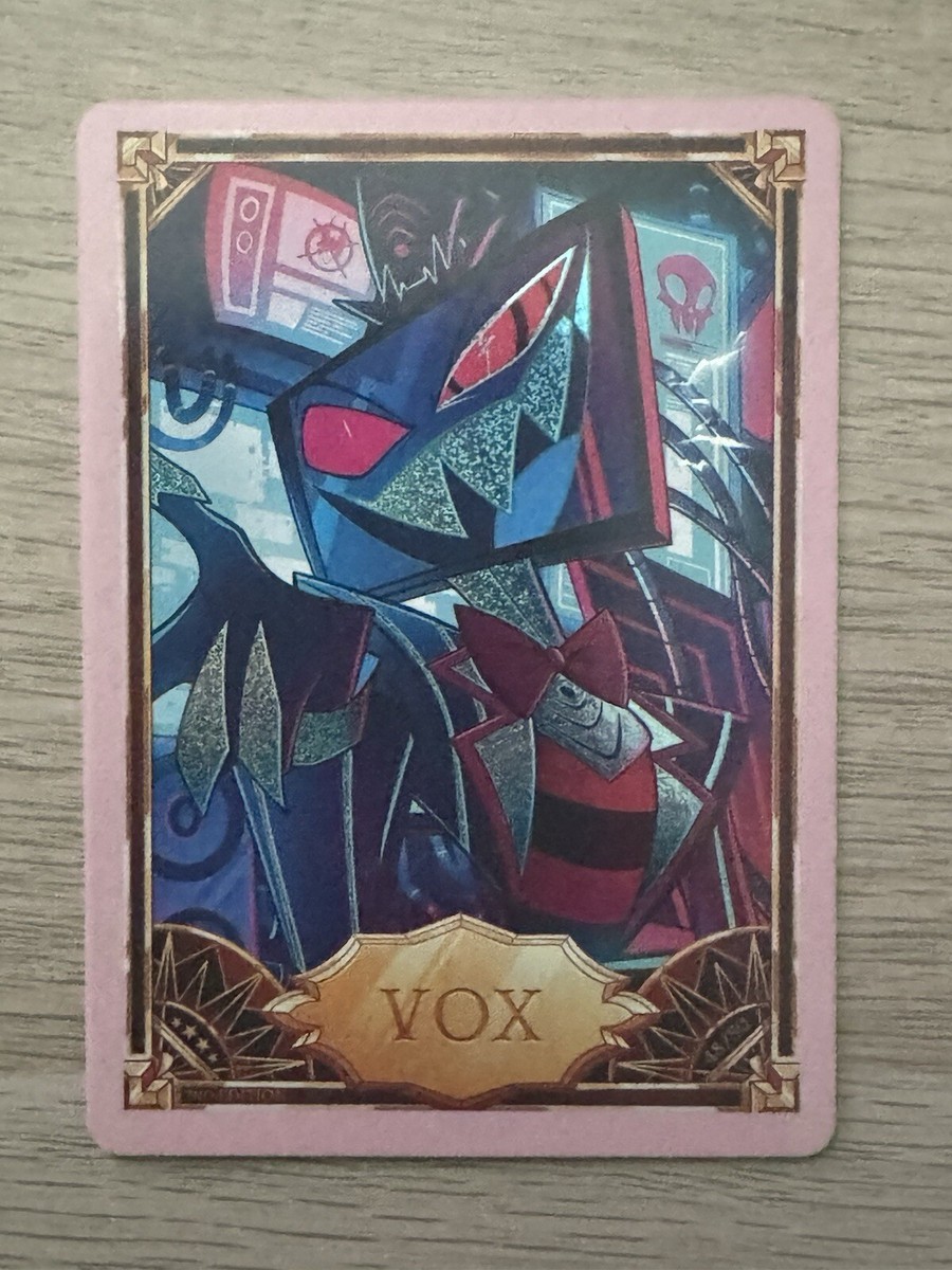 Hazbin Hotel Trading Card - Vox Ultra Rare Pink Foil 48/50 2nd