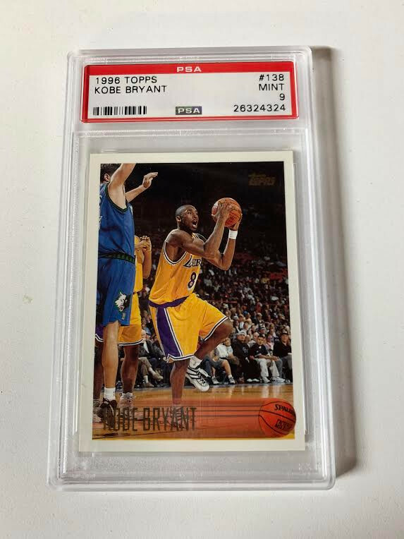 1996 Topps #138 Kobe Bryant Rookie RC Mint PSA 9 | eBay