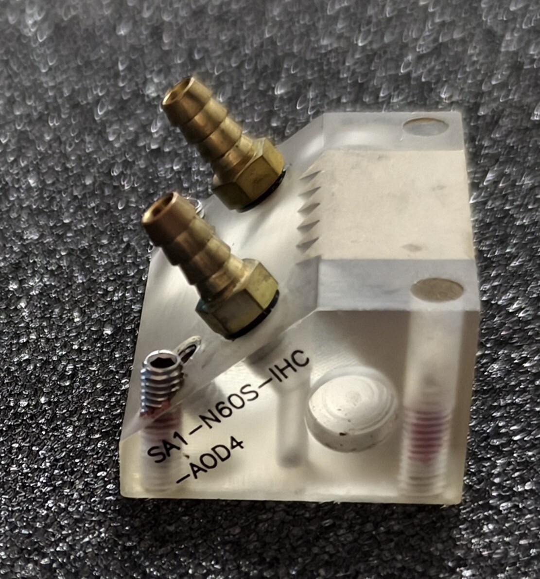 OLYMPUS NDT SA1-N60S-IHC-AOD4 WEDGE FOR PHASED ARRAY PROBE A1 | eBay