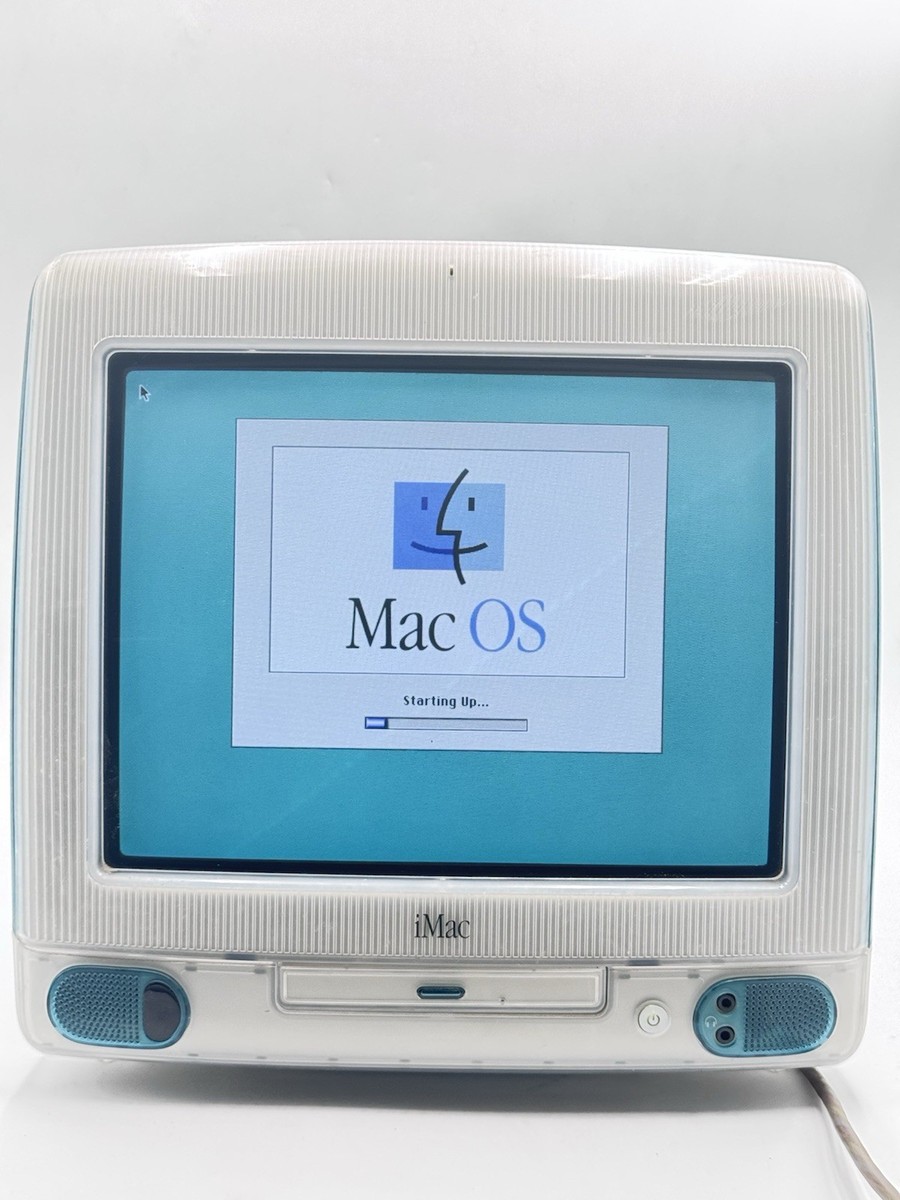 Apple iMac G3 Blueberry Blue 1998 Computer Working | eBay