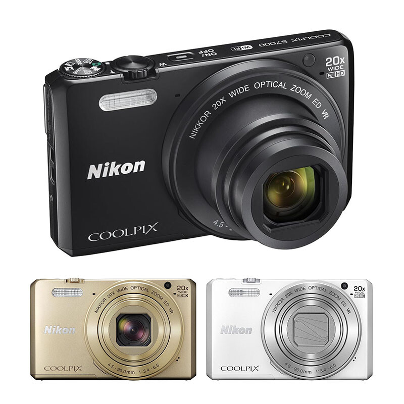 Nikon COOLPIX S7000 16.0MP 20X Optical Zoom Digital Camera with