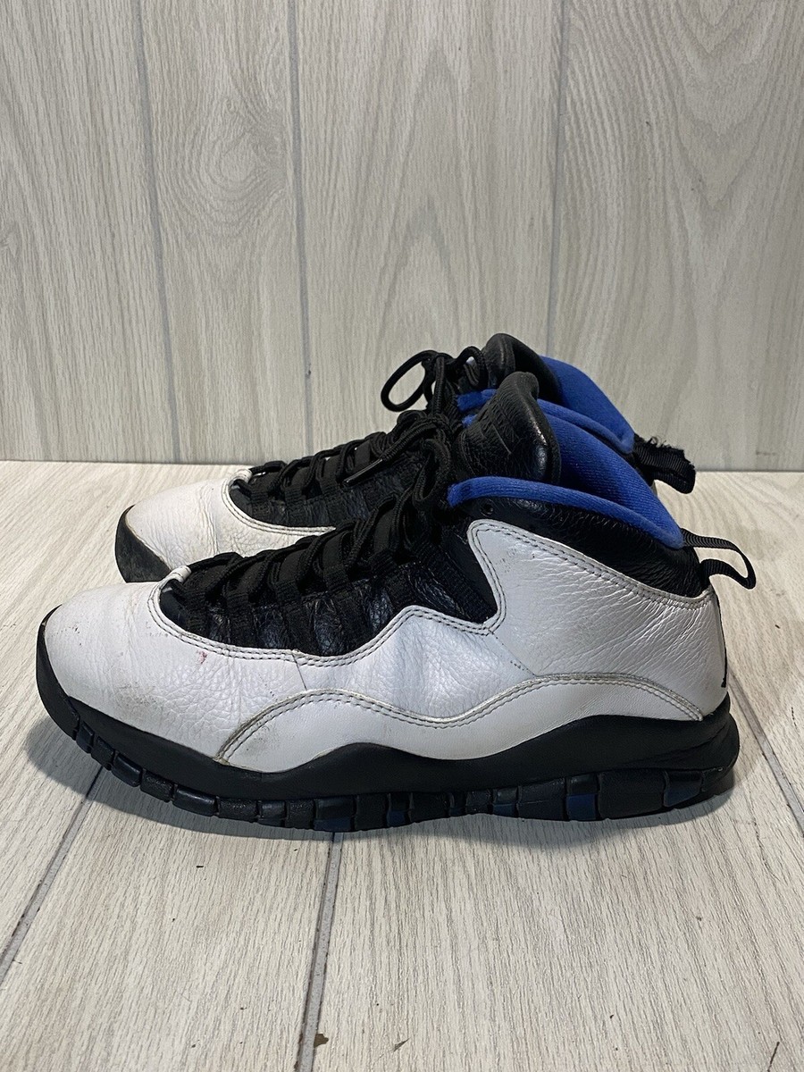 Air Jordan 10 Retro 2018 Size 9 Orlando White Black Blue (310805